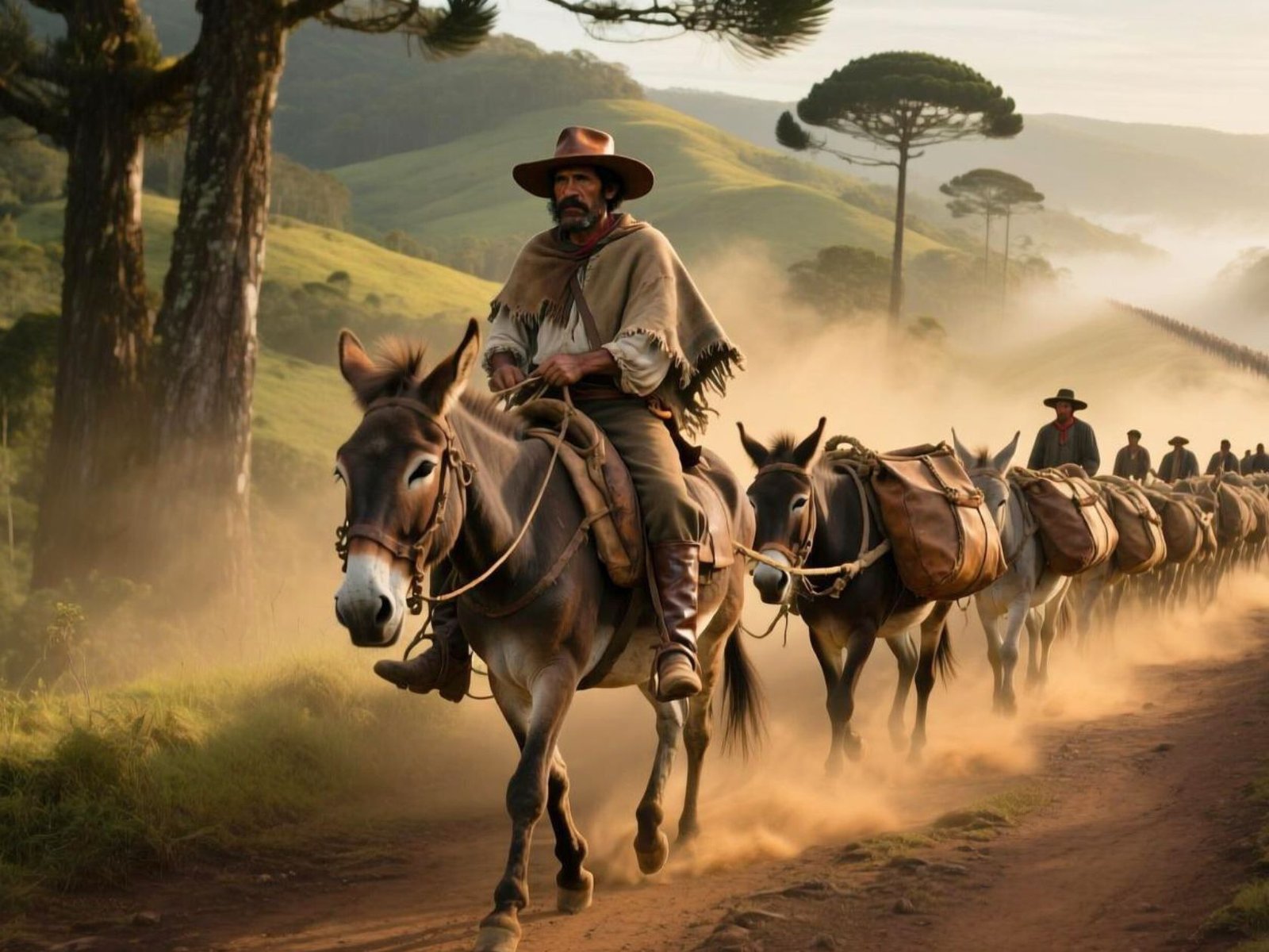 Rota dos Tropeiros no Caminho do Viamão