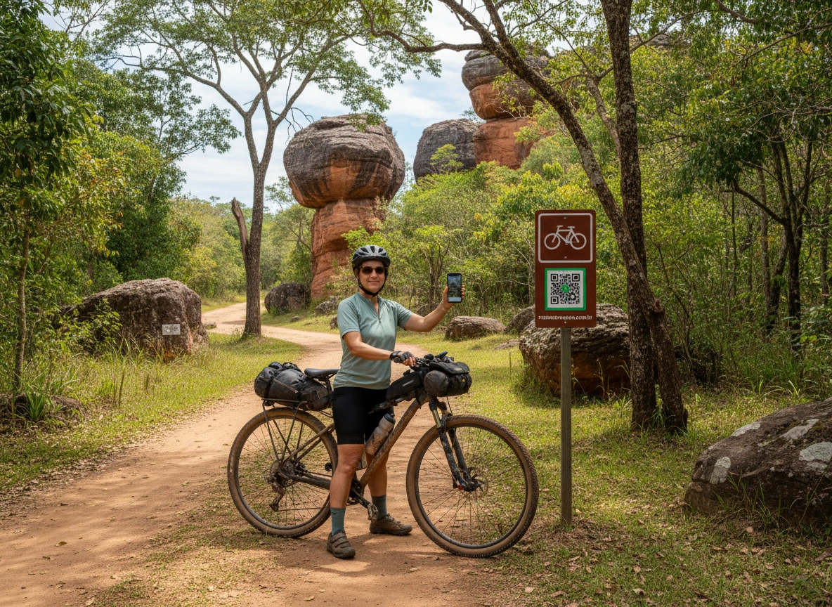 Sinalização Física e Digital para Cicloturismo